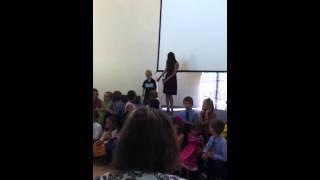 Caden at school event