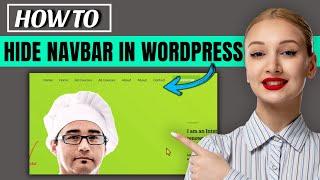 how to Hide Navbar in WordPress 2024 | Hide Header Menu from WordPress