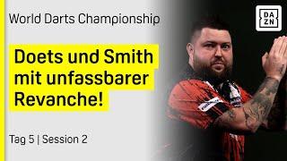 Springer, Smith und Co. liefern Spektakel: Tag 5 - Session 2 | Darts WM 2025 | DAZN Highlights