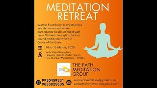 3 Days Meditation Camp at Warrier Foundation Veda Vidya Gurukul, Panvel