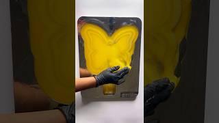 Silicone Mold Making #butterfly #yellow #moldmaking #resinmolds #siliconemoldmaking #art  #resina