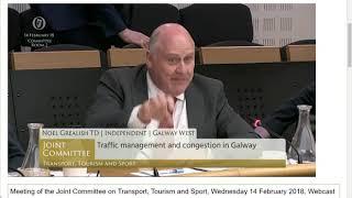 Noel Grealish discusses the Traffic Management Centre, Galway