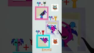 Sprunki OC SemiHemi Phase 4 Cardboard & Paper Crafts DIY Puzzle Games  #puzzle #crafts