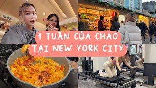 1 tuần của Chao tại Mỹ [hội chợ giáng sinh, tự nấu ăn ở nhà] 