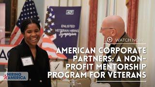 American Corporate Partners - A Non-Profit Mentorship Program for Veterans. Sponsored by USAA.