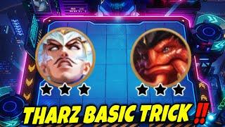 AMAZING PISO STRATEGY TRICK | MAGIC CHESS GO GO‼️ THARZ 3STAR NEW UPDATE