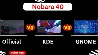 Nobara 40 (Official vs KDE vs GNOME ) RAM Consumption