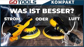 Compressed air or electricity - which is better? Mirka random orbital sander in the test!