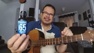 Dunlop 65 String Cleaner and Conditioner Test on Old Guitar Strings | Edwin-E