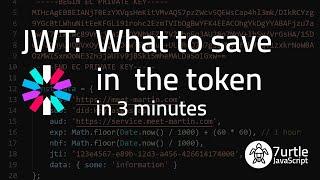 JWT - What to save in JWT token?