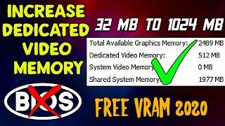 Increase Dedicated Video Memory(VRAM) Without BIOS | New 2024 Method