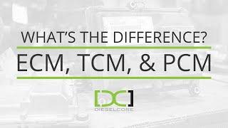 What's the difference between an ECM, TCM, and PCM?