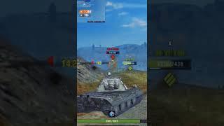 E100 heavy on World Of Tanks Blitz fast match-funny animation |DominusBurnU| #shorts #wotblitz #wot