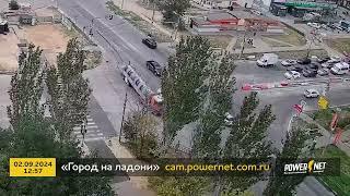 ДТП (авария г. Волжский) ул. Карбышева - ул. Оломоуцкая 02-09-2024 12-57