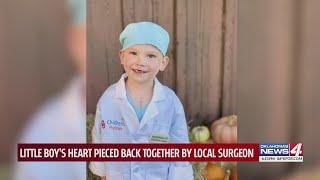 Little boy's heart pieced back together by local surgeon