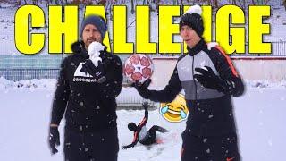 NAJVTIPNEJŠIA Futbalová Challenge v SNEHU! 