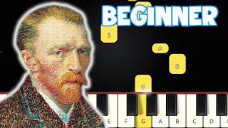 Van Gogh - Virginio Aiello, On Piano | Beginner Piano Tutorial | Easy Piano