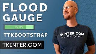 Floodgauge Progress Bar - Tkinter TTKBootstrap 7