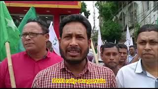 DYFI rally at agartala