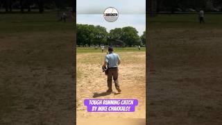 Michael Chakkalo makes the RUNNING CATCH in the Outfield! #bkssoftball