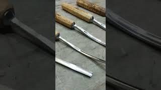 woodcarving chisel. стамески для резьбы по дереву.  тестирование перед отправкой заказчику