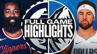 CLIPPERS at MAVERICKS | FULL GAME HIGHLIGHTS | December 19, 2024