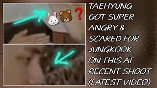 OMG!Taehyung Got Super Angry & Scared For Jungkook On This At Recent Shoot(New)#taehyung#jungkook