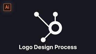 How to Design Creative Tech Logo in Illustrator | #logodesignprocess | SoftAsia Tech