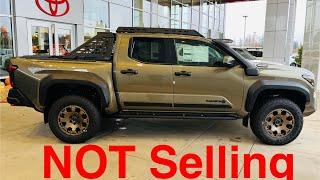 2024 Toyota Tacoma Trailhunter Not selling consumers have decided 66,000 Msrp is just too much !