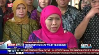 Mensos Kunjungi Remaja Korban Persekusi di Safe House