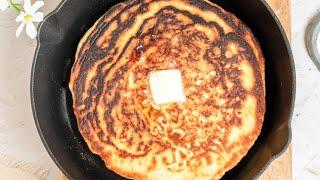 How to Make a Single Skillet Pancake With 1-Cup of Flour (Small Batch Pancake Recipe)