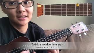 Ukulele - One String Twinkle Twinkle Little Star