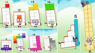 The Numberblocks - Let's Learn 11 - 20 - Fun Educational Games For Kids