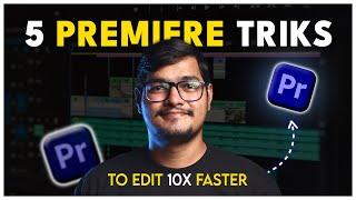 5 Quick tricks to enhance your speed in Premiere Pro | Lalit mohan pandey