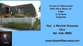 $1400/mo 2 Bedroom for Lease in Village of Sandalwood, West Palm Beach, FL