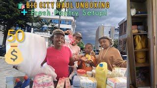 ️ CITY SHOPPING HAUL  + PANTRY MAKEOVER  | Village Life Upgrade‼️