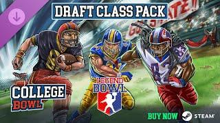 How to Export Draft Classes from College Bowl into Legend Bowl using NEW DLC!