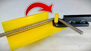 Simple bending tricks for metal bar || Useful ideas for metal bar bending || Metal Bender