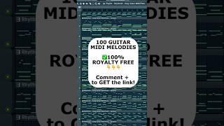 Guitar MIDI Pack x Guitar One Shot Kit #freemidikit #guitarmidikit