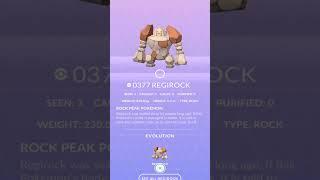 Pokedex: Pokemon GO-Regirock