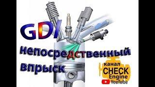 Схема и принцип работы системы GDI - непосредственный впрыск топлива