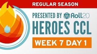 HeroesCCL | Regular Season Week 7, Day 1 | Heroes of the Storm Esports