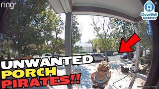 Unwanted Criminals Are Trying To Steal Your Packages! (Caught On Ring Doorbell) | Doorbell Updates