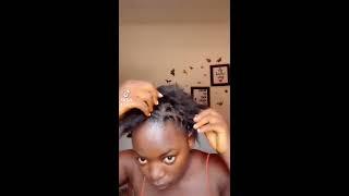 How to do box braid on yourself