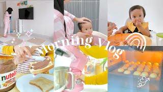 morning vlog | housechores | child care | baking