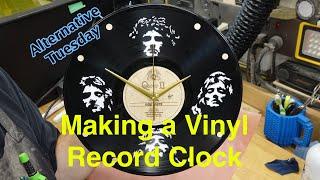 Making a Vinyl Record Clock