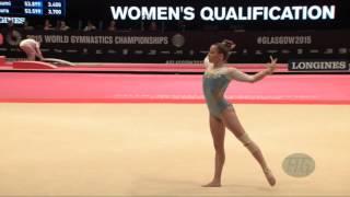 REIS Debora (URU) - 2015 Artistic Worlds - Qualifications Floor Exercise