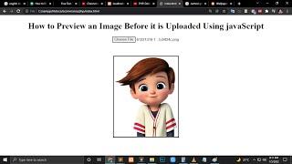 How to Preview Image Before Upload in javascript | preview image jQuery | File upload preview image