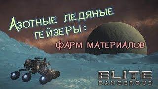 Elite Dangerous - Азотные ледяные гейзеры: фарм материалов