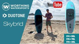 Duotone Skybrid mid-length board review